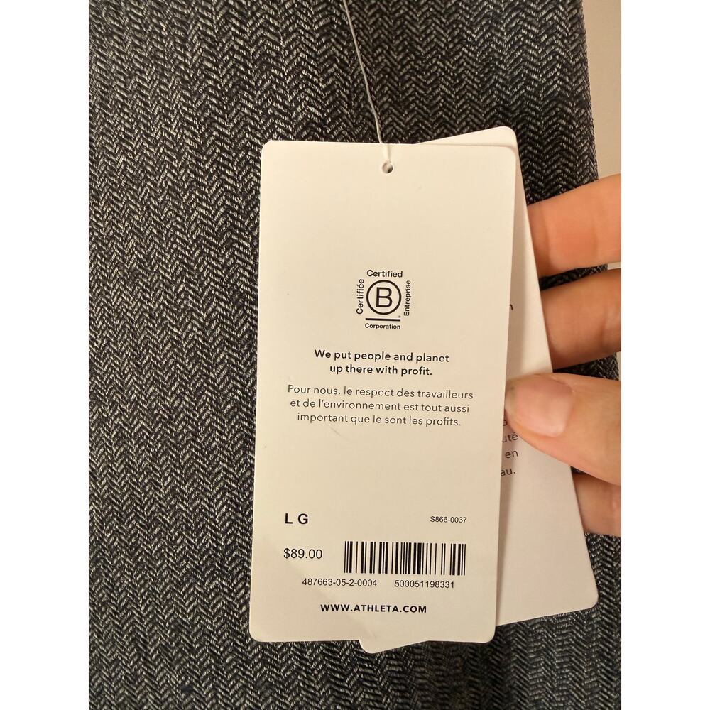 Athleta Delancey Herringbone Tight Leggings NWT Size Large - Picture 5 of 7